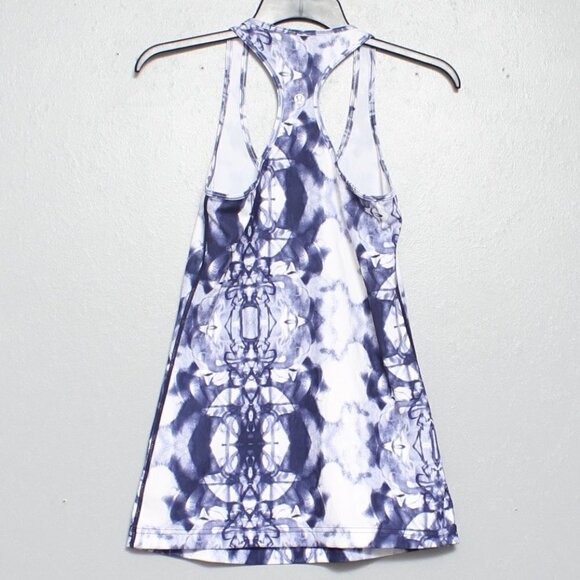 Lululemon Inkblot Blue Tie Dye Cool Racerback Tank - Picture 2 of 3